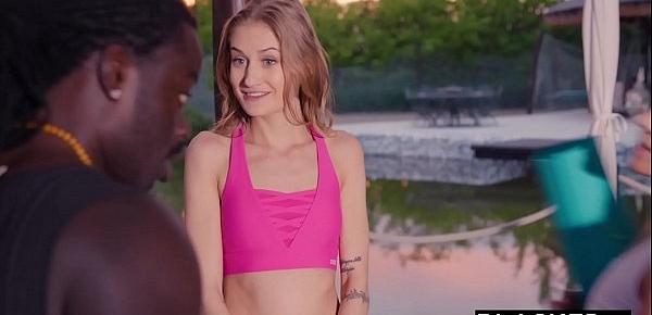  BLACKED Blonde hottie wants her yoga instructor&039;s huge BBC